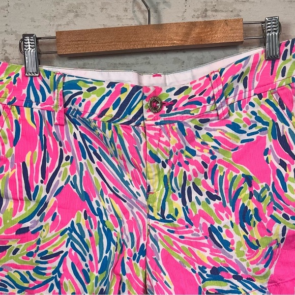 Lilly Pulitzer "Palm Reader" The Callahan Shorts Sz 10 - Picture 3 of 16